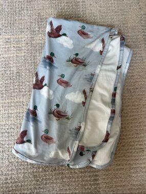 Caden Lane Duck Print Baby Blanket